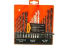 Набор сверл по бетону, металлу, дереву 3-4-5-6-8-10 мм пласт.кейс, цил. хвост. 18 пр. Sparta