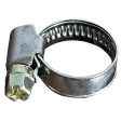 Хомут червячный 20-32/9 мм, оцинкованная сталь W1
