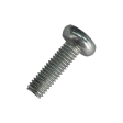 Винт с полукруглой головкой М4х16 мм DIN 7985, оцинкованный, полная резьба 