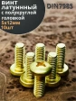 Винт 5х12  латунный с полукруглой гол. DIN7985,10 шт