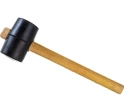 Киянка резиновая, черн.резина, дерев.рук. Ultima