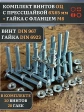 Винт с прессшайбой М6х65 DIN967 с гайкой фланец, 20 шт.