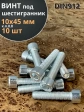 Винт под шестигранник ПР 10х45 мм ОЦ к.п.8.8 DIN912, 10 шт.