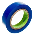 Изолента ПВХ 15 мм х 10 м (синяя) Сибртех