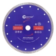 Диск отрезной алмазный сверхтонкий супер-турбо мелкий зуб CUTOP 230х3,0х10,0х22,2 мм