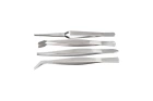 Пинцеты нержавеющие набор 4 шт Sparta