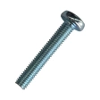 Винт с полукруглой головкой М3х35 мм DIN 7985, оцинкованный, полная резьба 