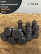 Болт 10х25 мм, DIN933, высокопрочный 12.9, 10шт.