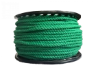 Канат хлопчатобумажный 6 мм зеленый 20 м