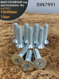 Винт потайной под шестигранник 10х40 ОЦDIN7991к.п.10.9,10 шт