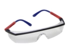 Очки защитные прозрачные с сине-красной оправой JL-D014-1 ПРОФЕССИОНАЛ