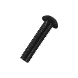 Винт с полукруглой головкой и внутренним шестигранником 12х30 мм ISO 7380 класс прочности 10.9