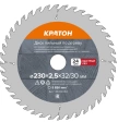 Диск пильный по дереву 230х32/30х2,5 мм 48Т чистый рез Кратон