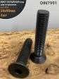 Винт потайной под шестигранник 24х90 DIN7991 к.п.10.9, 2шт