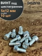 Винт под шестигранник ПР 5х12 мм ОЦ к.п.8.8 DIN912, 10 шт.