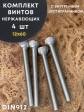 Винт нержавеющий шестигранник  М12х60, DIN 912,  4 шт