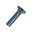 Винт потай 3х30 мм DIN 7991 класс прочности 8.8, полная резьба, оцинкованный
