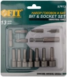 Набор бит и головок 13шт.