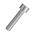 Винт 12х50 мм класс прочности 12.9 DIN 912, полная резьба, оцинкованный