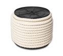 Канат хлопчатобумажный 6 мм белый 20 м