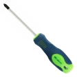 Отвертка PZ1x80 мм, CrV, двухкомпонентная рукоятка Сибртех