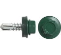 Саморез кровельный, 5,5х19 зеленый мох RAL6005