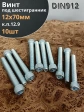 Винт под шестигранник ПР 12х70 мм ОЦ к.п.12.9 DIN912, 10 шт.