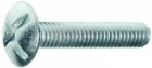 Винт с полукруглой увеличенной головкой и крестообразным шлицем 6х35 Оцинкованный