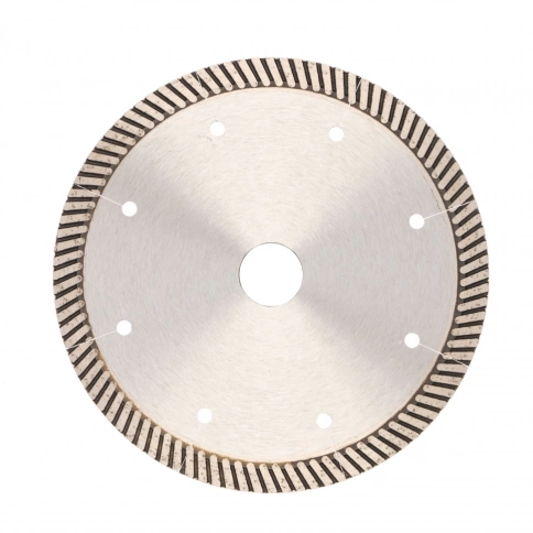 Диск алмазный турбо с лазерн.перфорац. сухое резание Gross фото 11