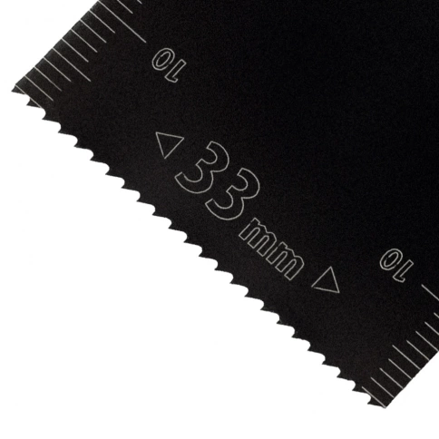 Насадка для МФИ режущая пазовая прямая BIM 33х1,4 мм по металлу, дереву, мелкий зуб Denzel фото 3