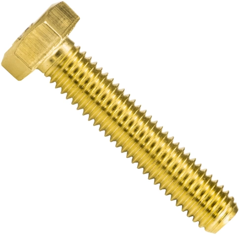 Болт латунный М8х30 DIN933,10 шт фото 5