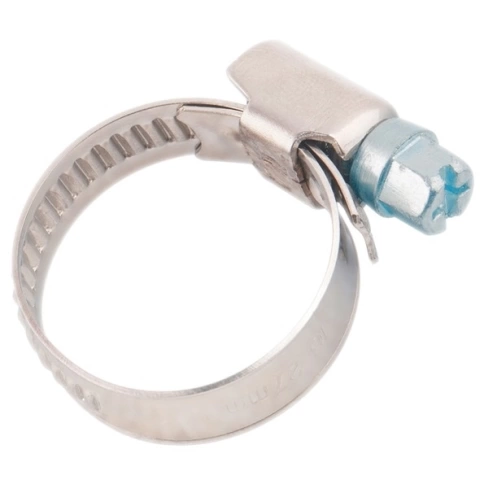 Хомут стяжка металлический 16-27 мм шир.9 мм , 5 шт. фото 5