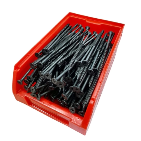 Саморез по гипсокартону 4,8х110 мм, крупная резьба, фосфатированный, 150 шт. в контейнере фото 1