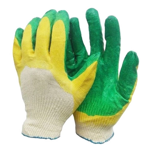 Перчатки трикотажные с двойным латексным обливом, Россия фото 1