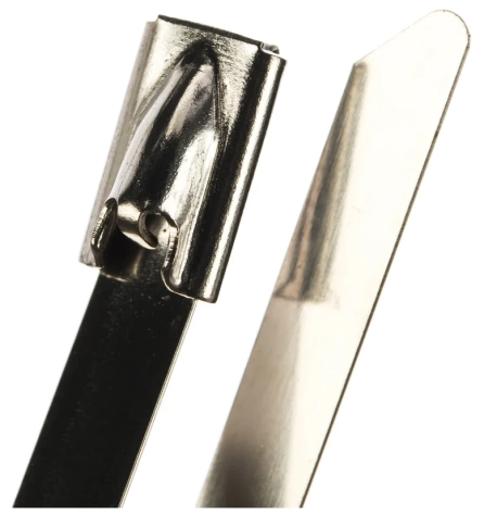 Хомуты 200х4,6 мм 50 шт. Сибртех, нержавеющая сталь  фото 1