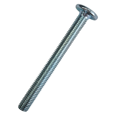 Винт мебельный 8х80 мм с плоской головкой и внутренним шестигранником DIN 7420, оцинкованный фото 1