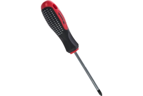 Отвертка Fusion PH2x100 мм, CrV, трехкомпонентная рукоятка antislip Matrix фото 1