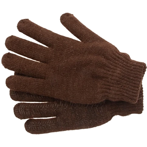 Перчатки трикотажные ПВХ покрытие двойное, верблюжья и овечья шерсть, Сибртех фото 2