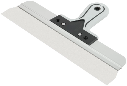 Шпатель фасадный Профи, нержавеющая сталь, прорезиненная ручка 350 мм фото 2