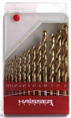 Набор сверл по металлу 1-13 мм 25 шт TIN фото 1