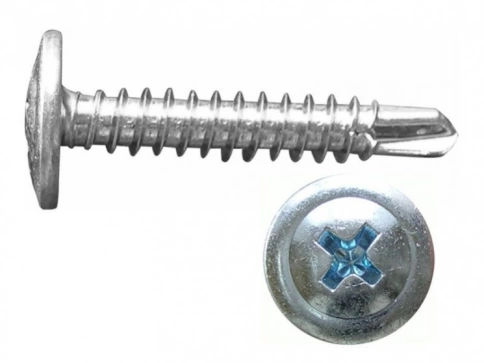 Саморез с прессшайбой сверло, 4,2х32 ОЦ (Россия), 50 шт. фото 5