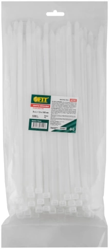 Хомуты нейлоновые белые д/проводов 100шт.  фото 4