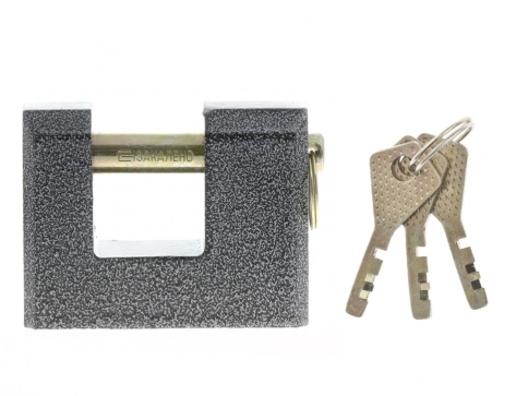 Замок навесной ЗН2-3 80 мм Сибртех фото 1