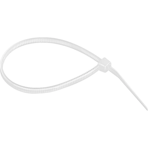 Хомуты пластиковые белые 300х3,6 мм 100 шт. Сибртех фото 2