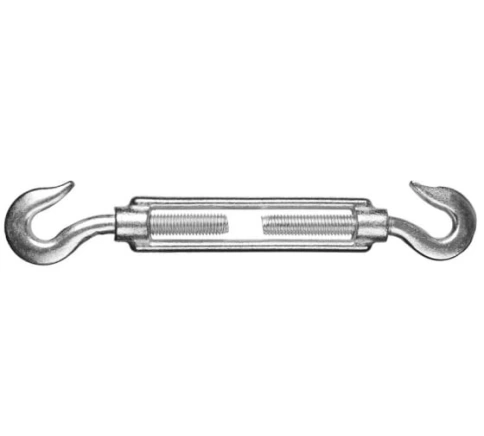 Талреп крюк-крюк нержавеющий М12 А4 DIN1480 фото 1