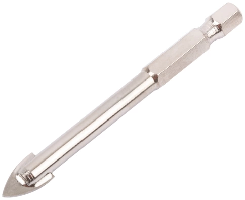 Сверло по кафелю шестигранный U-хвостовик под биту, 8 мм фото 2