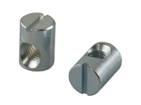 Гайка-бочонок М6 10х12мм для мебели , (500 шт) в контейнере фото 5