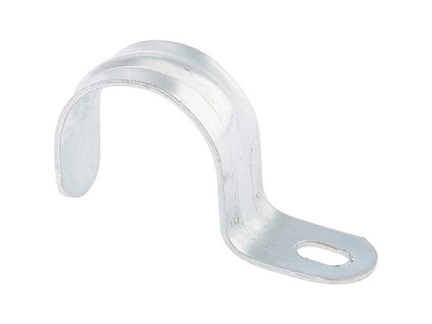 Скоба однолапковая 10 мм металлическая, 10 шт. фото 4