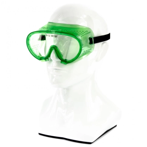 Очки закрытые Эргономичные поликарбонатные с прямой вентиляцией Сибртех фото 1