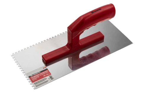 Гладилка стальная зеркальн.полир.пластмас.ручка зуб Matrix фото 2